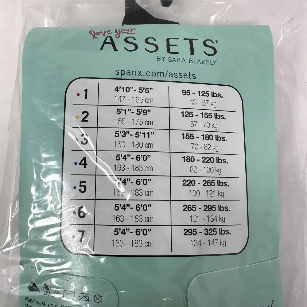 Spanx NWT‎ Shaping Tights Size 4 Wish Bone Texture Black Shape wear Slimming